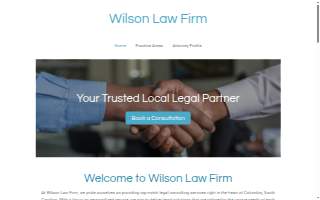 Wilson Law Firm website