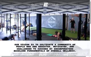 Baseline Fitness website