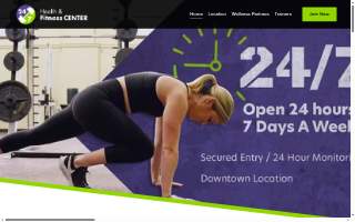 24 7 Health & Fitness Center website