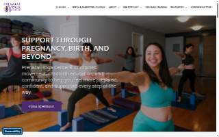 Prenatal Yoga Center website