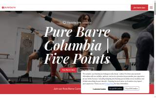 Pure Barre of Columbia website
