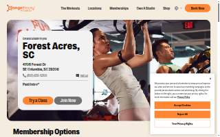 Orangetheory Fitness of Columbia website