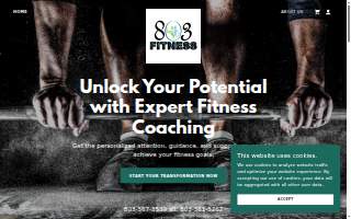 803 Fitness website