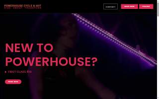 PowerHouse: Cycle & HIIT website
