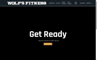 Wolf's Fitness Center website