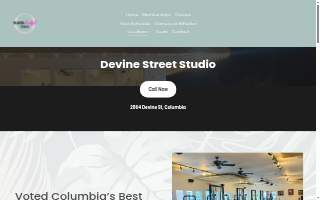 The Pilates Sculpt Studio - Columbia website