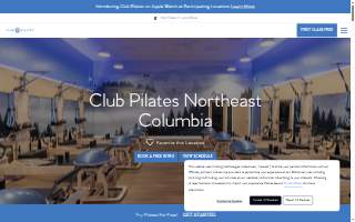 Club Pilates Northeast Columbia website