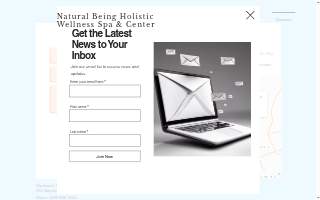 Natural Being Holistic Wellness Spa & Center website