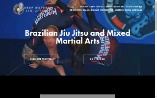 Deep Waters Jiu Jitsu website
