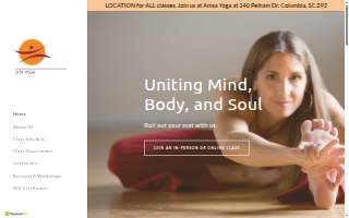 City Yoga website