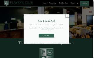The Player's Club website