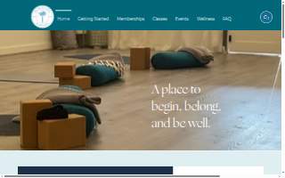 Palmetto Yoga & Wellness website