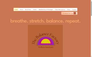 The Balance Factory website