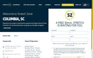 Stretch Zone of Columbia website