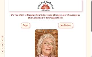 Yoga & Wellness with Anahata website
