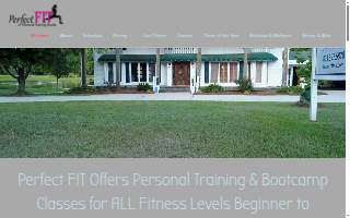 Perfect Fit Personal Training Studio website