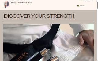 Rising Sun Martial Arts Columbia website