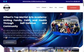 Martial Arts Training Center website