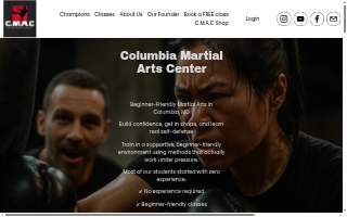 Columbia Martial Arts Center website