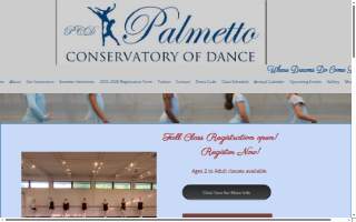 Palmetto Conservatory of Dance website