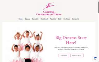 Columbia Conservatory of Dance website