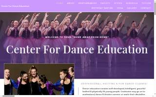 Center For Dance Education website