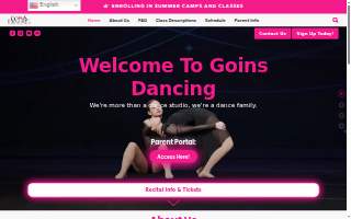 Goins Dancing website