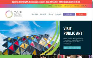 One Columbia for Arts & Culture website