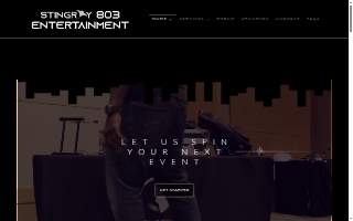 Stingray 803 Entertainment of Columbia website