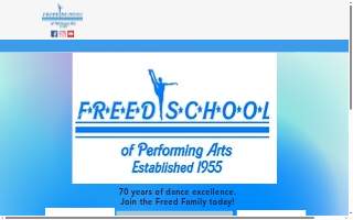 Freed School of Performing Arts website