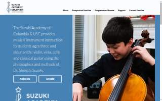 Suzuki Academy of Columbia website