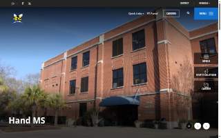 Hand Middle School website