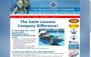 The Swim Lessons Company website