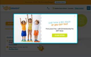 Goldfish Swim School - Columbia website