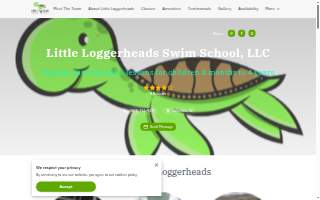Little Loggerheads Aquatic Survival Swim School LLC website