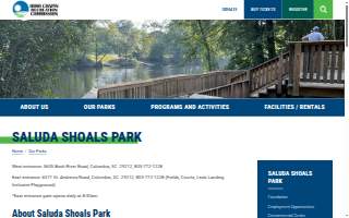 Saluda Shoals website