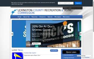 Lexington County Tennis Complex website