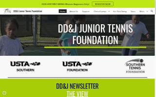 Dd&J Junior Tennis Foundation website