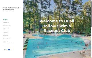 Quail Hollow Swim and Racquet Club website