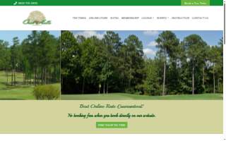 Oak Hills Golf Club website
