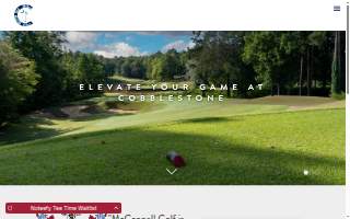 Cobblestone Golf Club website