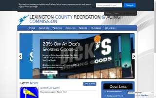 Ball Park Road Rec Complex website