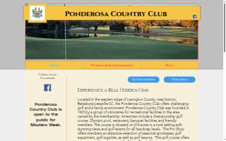 Ponderosa Country Club website