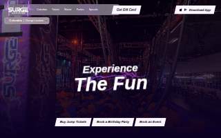 Surge Adventure Park website