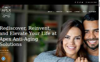 APEX Anti Aging Solutions @ Bee Healthy website