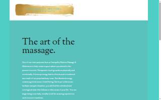 Tranquility Matters Massage & Wellness website