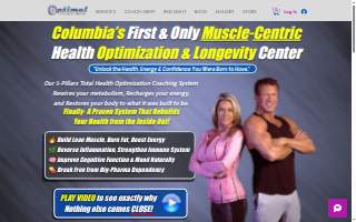 Optimal Health & Vitality website