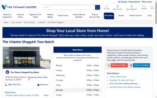 The Vitamin Shoppe of Columbia website