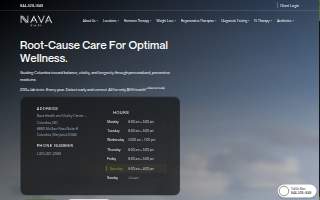 Nava Health & Vitality Center website