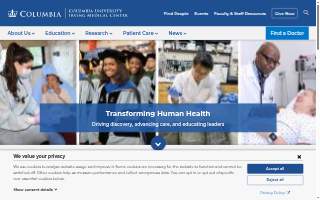 Columbia University Irving Medical Center website